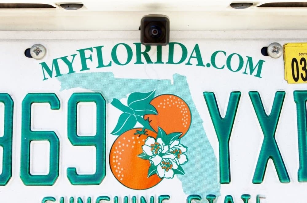 Universal License Plate Hideaway Camera