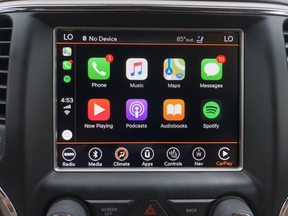 Uconnect UJQ ROW Australia Middle East South America GPS Navigation Radio with Apple CarPlay and Android Auto