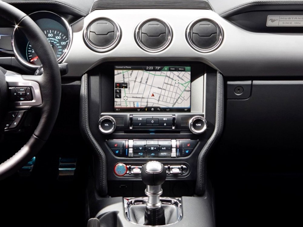 2015 Ford Mustang 4" to 8" MyFord Touch Sync 2 GPS Navigation Upgrade