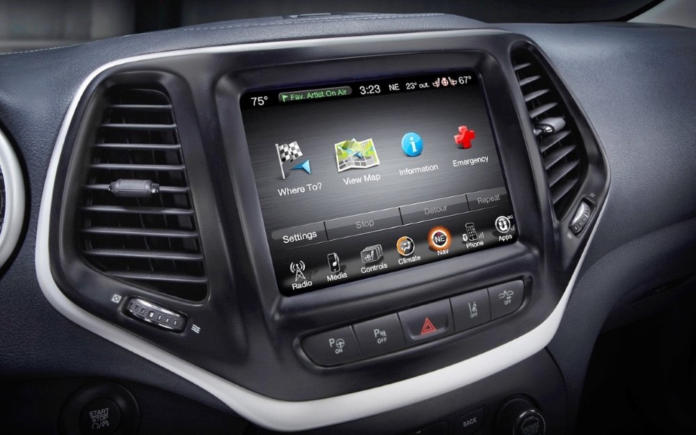 2014-2018 Jeep Cherokee GPS UConnect Navigation 8.4AN RA4 Radio Upgrade