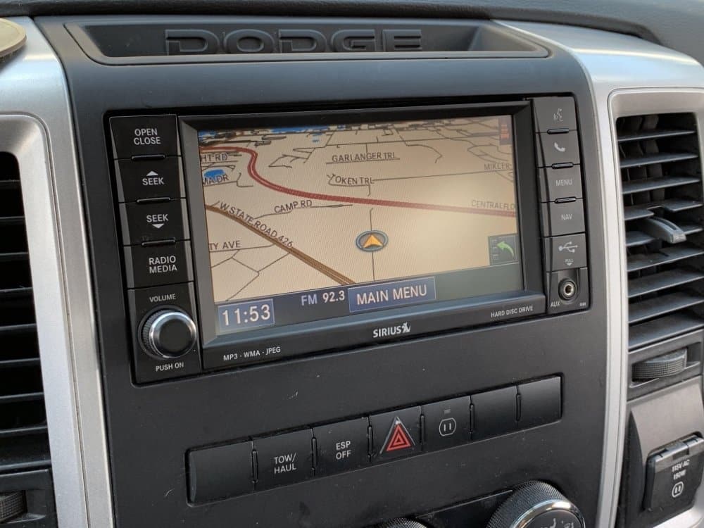 2011-2012 Ram 1500 2500 3500 GPS Navigation RHR 730N Radio