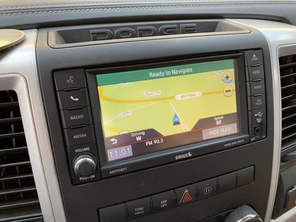 2011-2012 Ram 1500 2500 3500 GPS Navigation RHB 430N Radio