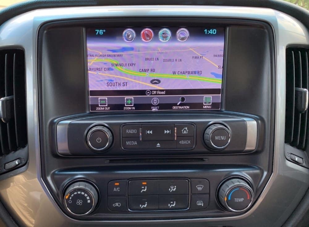 2014-2015 Chevrolet Silverado MyLink® IO6 GPS Navigation Radio Upgrade