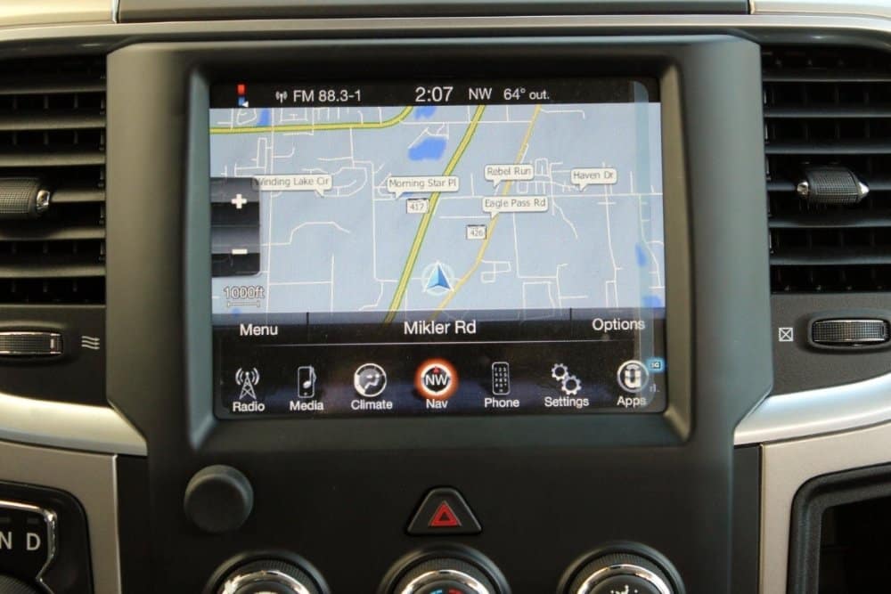 2013-2017 Infotainment Ram 1500 2500 3500 GPS Navigation 8.4AN RA4 Radio Upgrade