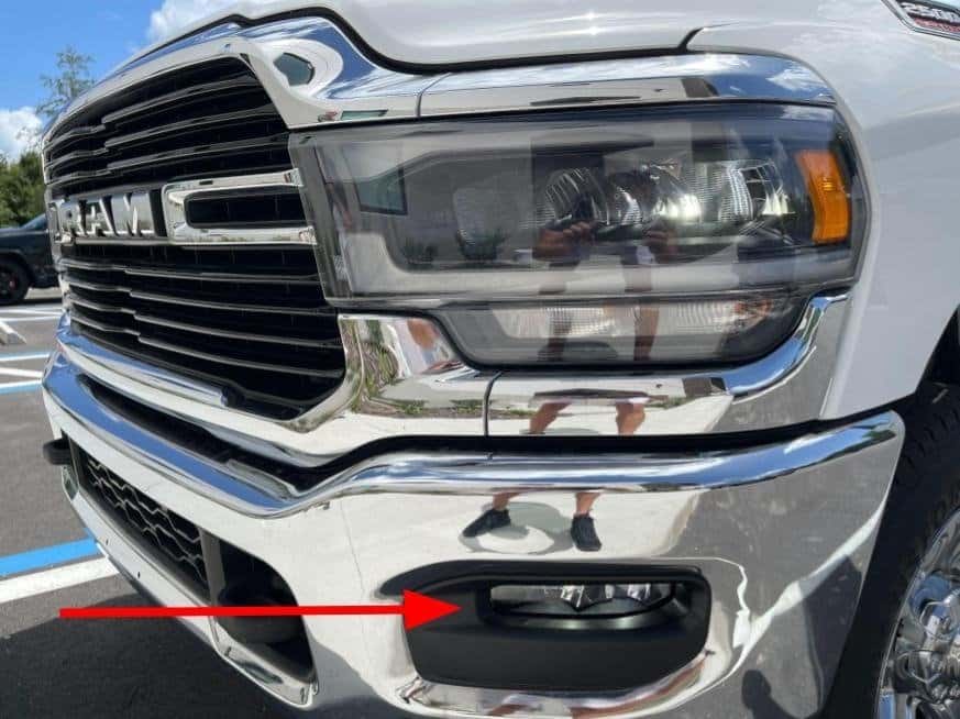 2019-2022 Ram Heavy Duty Truck OEM Factory LED Fog Light Upgrade Kit