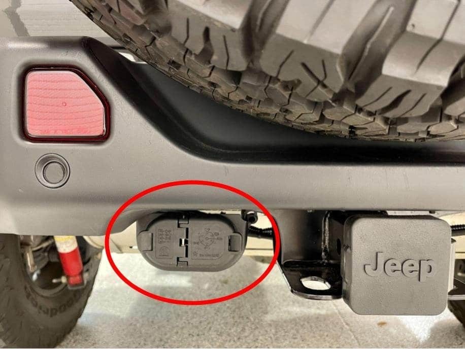 2018-2023 Jeep Wrangler JL Factory OEM Trailer Tow Wiring Upgrade