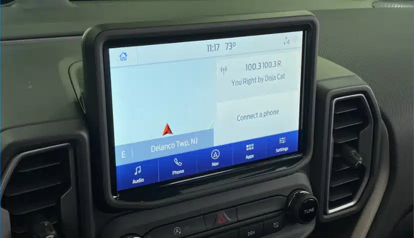 Bronco Sync 3 Nav Screen