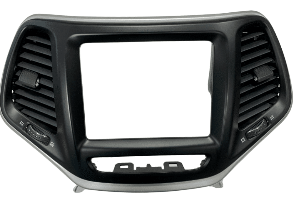 2014+ Jeep Cherokee 8.4-inch Uconnect Radio Bezel - Silver