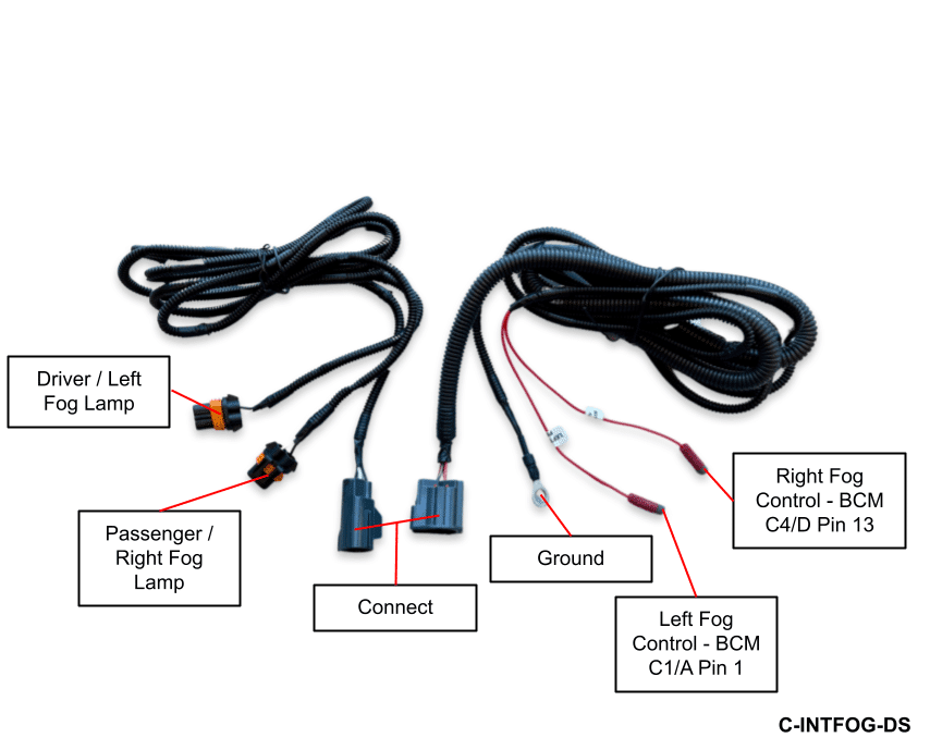 2013+ Classic Body Ram 1500 Fog Lamp Upgrade Harness