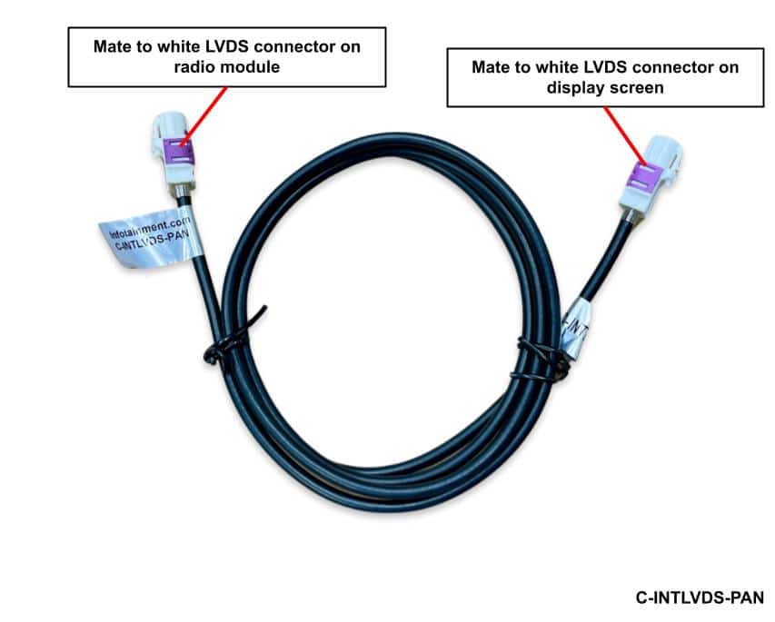 FCA LVDS Display Cable for UAX UAV Panasonic Brand Infotainment