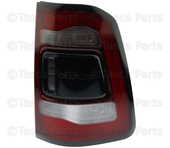 2019+ New Body Ram 1500 DT NON-BSM LED Tail Light (Black Cover) - Right Side