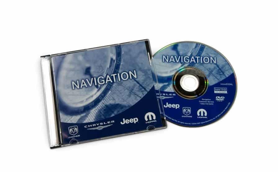 FCA Generation 1 RB1 / REC Navigation Map Disc
