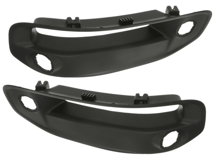 2019+ New Body Ram Heavy Duty LED Fog Lamp Bezel Set - WITH Front Sensors