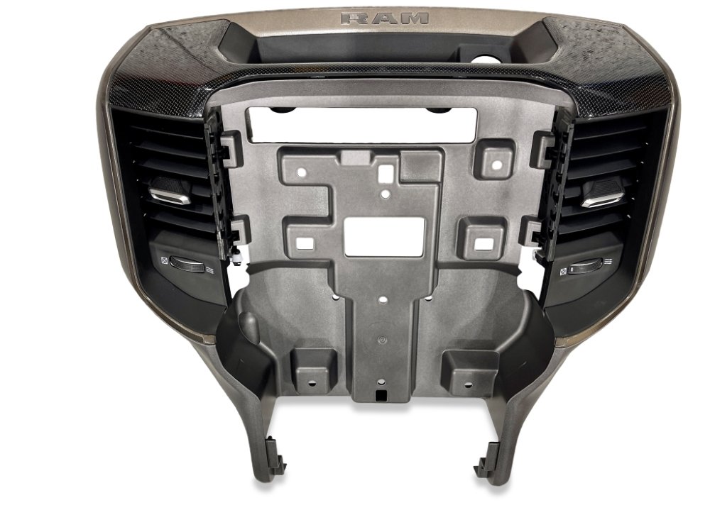 2019+ New Body Ram Truck Rebel UAX Dash Instrument Panel (-X7) - Rebel Gloss Black Accent