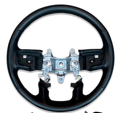 2019+ New Body Ram Heavy Duty Leather Wrapped Steering Wheel (Heated)