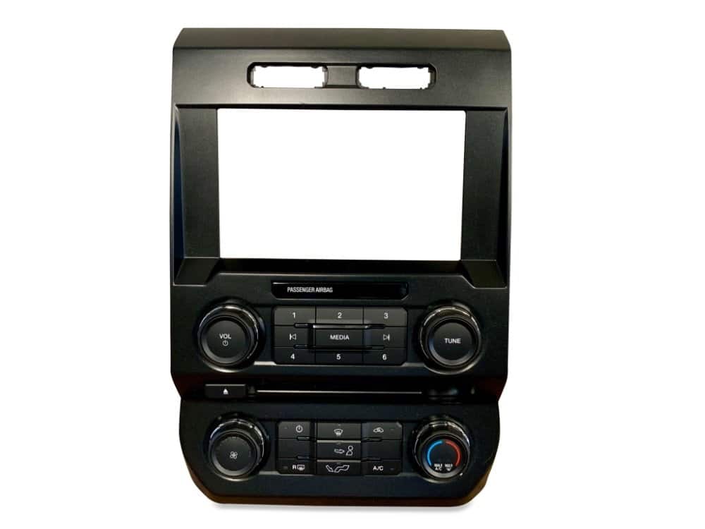 2019-2022 Ford SuperDuty Climate Control Bezel for 8-inch Display (No CD) (2 Hole Openings)