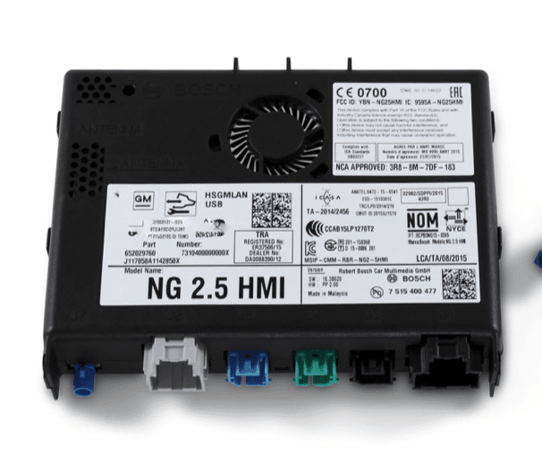 GM IO6 Middle East GPS Navigation HMI Module - V2.5