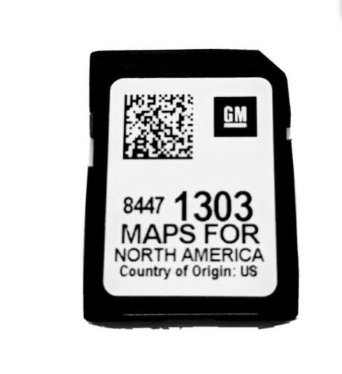 2019+ GM SD Navigation Map Card