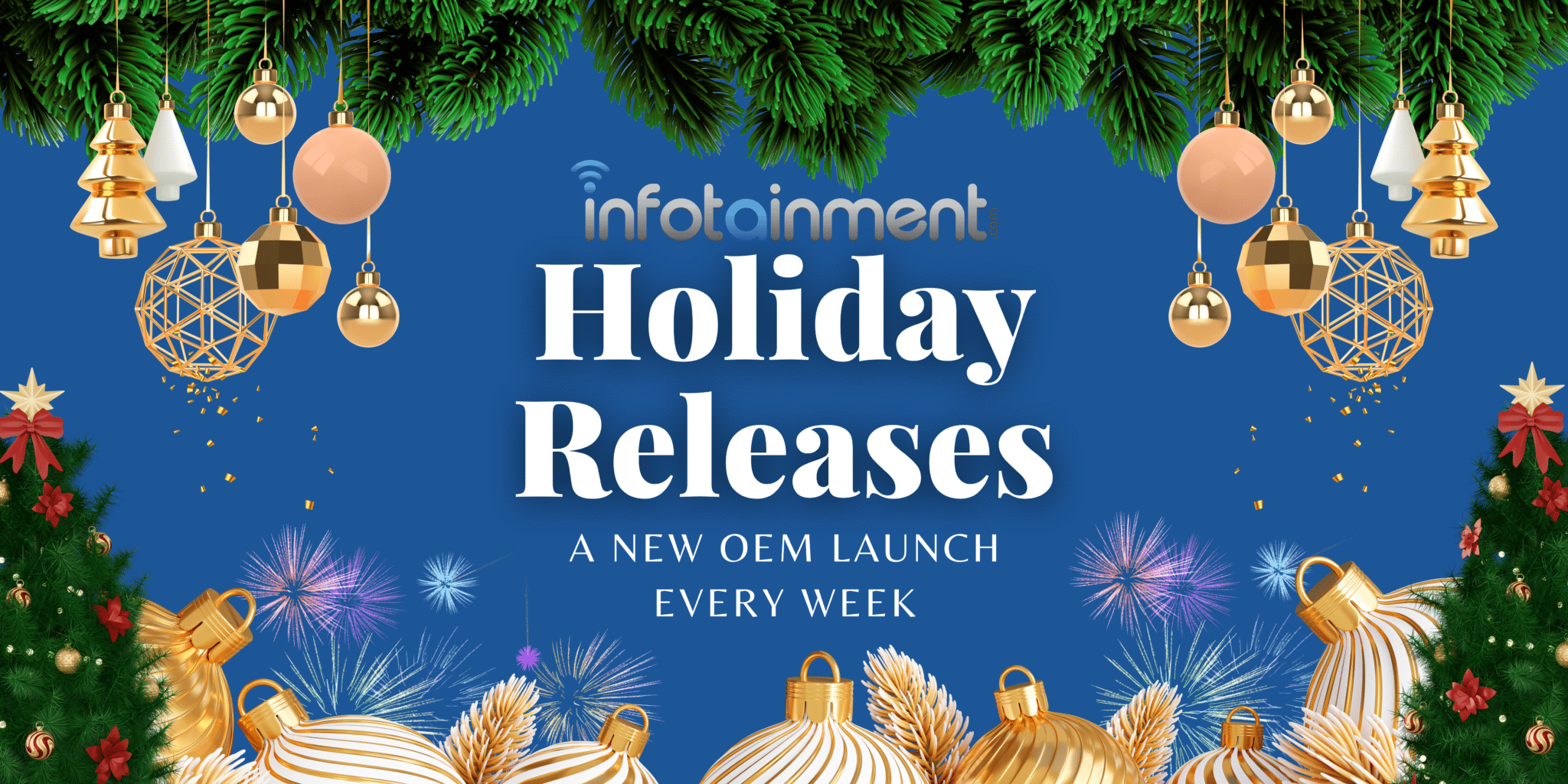 Infotainment Christmas Release Banner