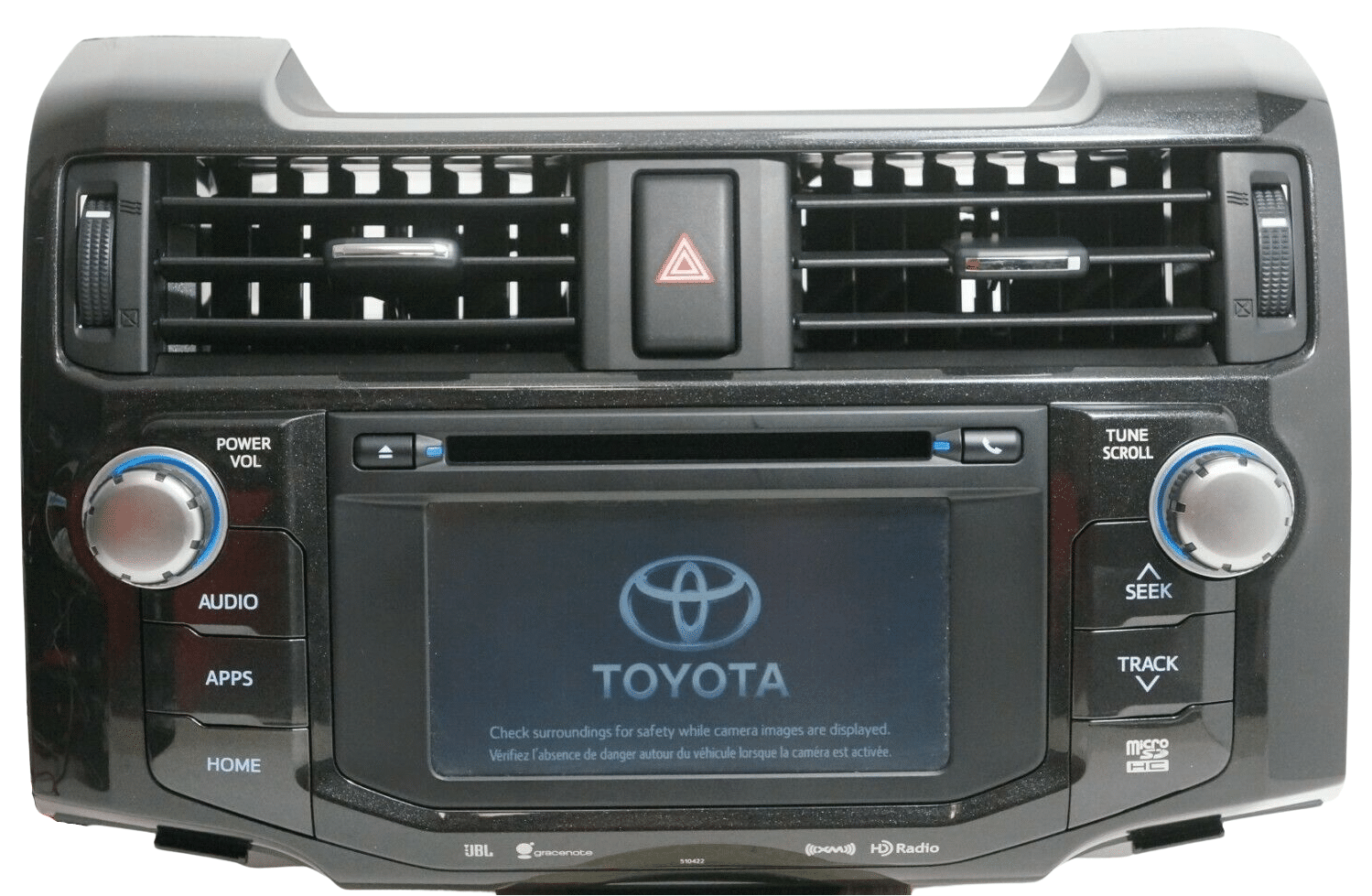 2014-2018 Toyota 4Runner Entune GPS Navigation Radio - Black - JBL Ready