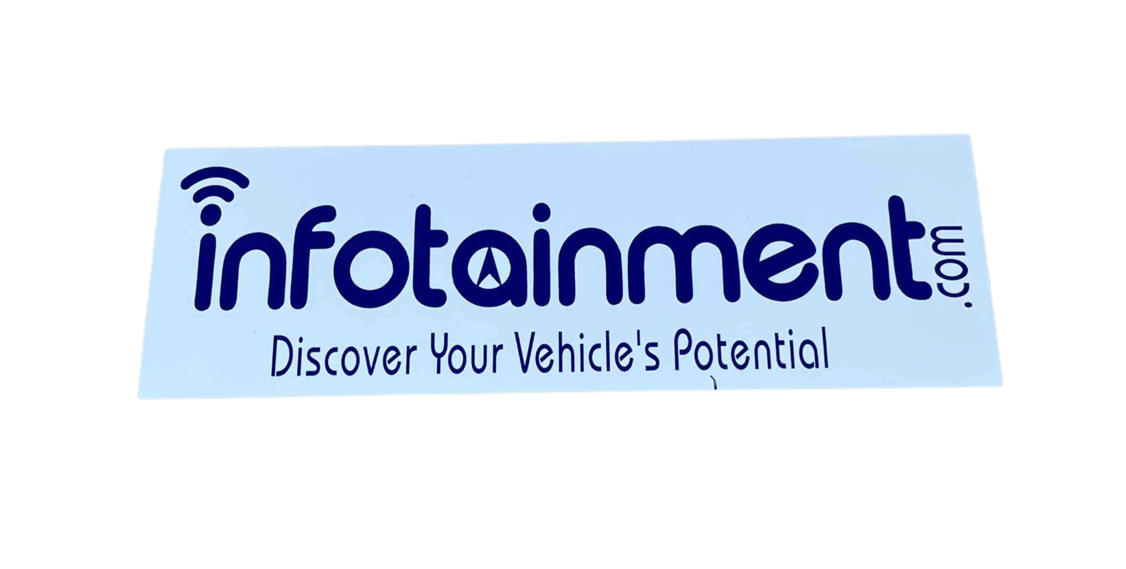 Infotainment.com 3" x 1" Brand Image Window Decal Sticker